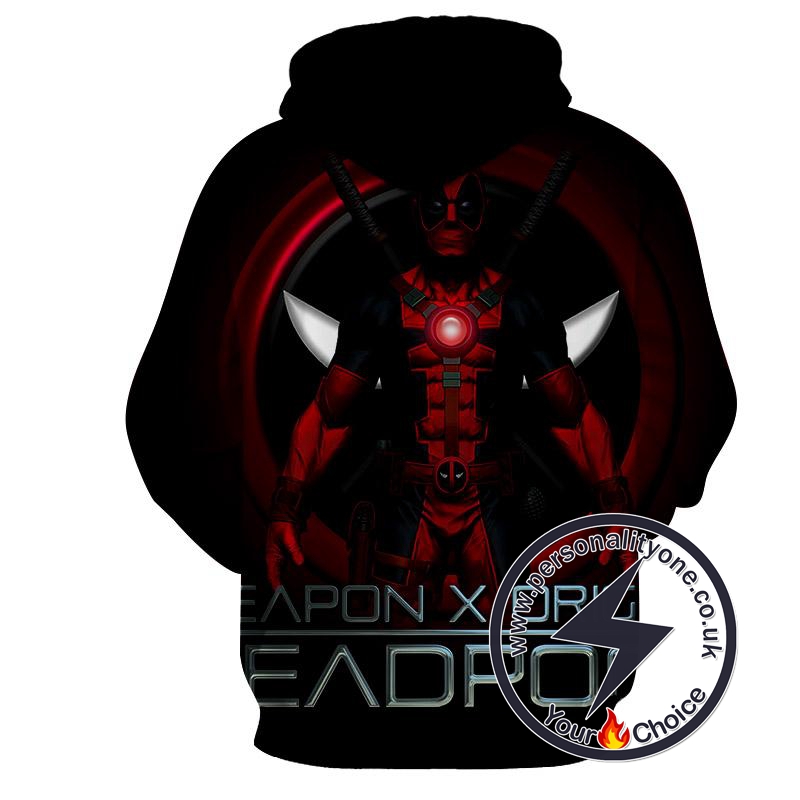 Deadpool - Deadpool 3D - Hoodies